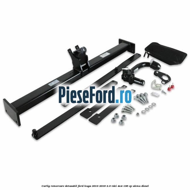 Carlig remorcare detasabil Ford Kuga 2013-2016 2.0 TDCi 4x4 136 cp UKMA diesel