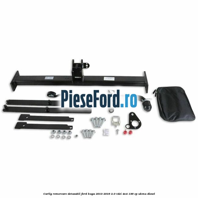 Carlig remorcare detasabil Ford Kuga 2013-2016 2.0 TDCi 4x4 136 cp Carlig remorcare detasabil Ford Kuga 2013-2016 2.0 TDCi 4x4 136 cp UKMA diesel