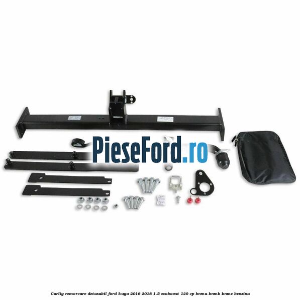 Carlig remorcare detasabil Ford Kuga 2016-2018 1.5 EcoBoost 120 cp Carlig remorcare detasabil Ford Kuga 2016-2018 1.5 EcoBoost 120 cp BNMA, BNMB, BNMC benzina