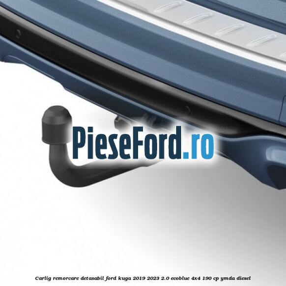 Carlig remorcare detasabil Ford Kuga 2019-2023 2.0 EcoBlue 4x4 190 cp YMDA diesel