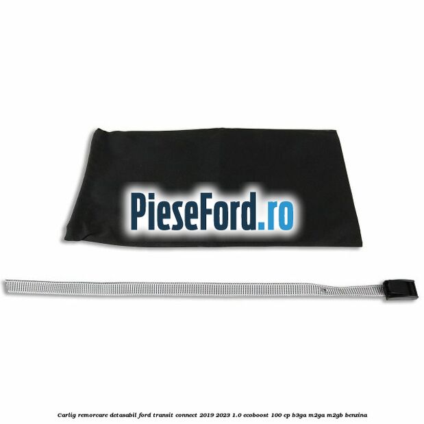 Carlig remorcare detasabil Ford Transit Connect 2019-2023 1.0 EcoBoost 100 cp B3GA, M2GA, M2GB benzina