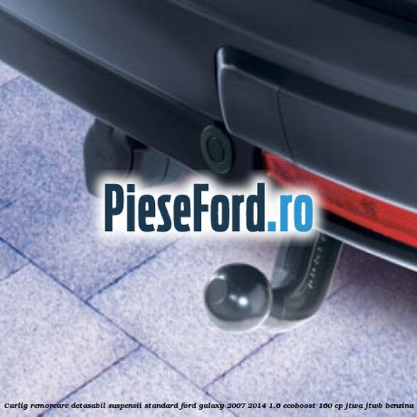 Carlig remorcare detasabil (suspensii standard) Ford Galaxy 2007-2014 1.6 EcoBoost 160 cp JTWA, JTWB benzina