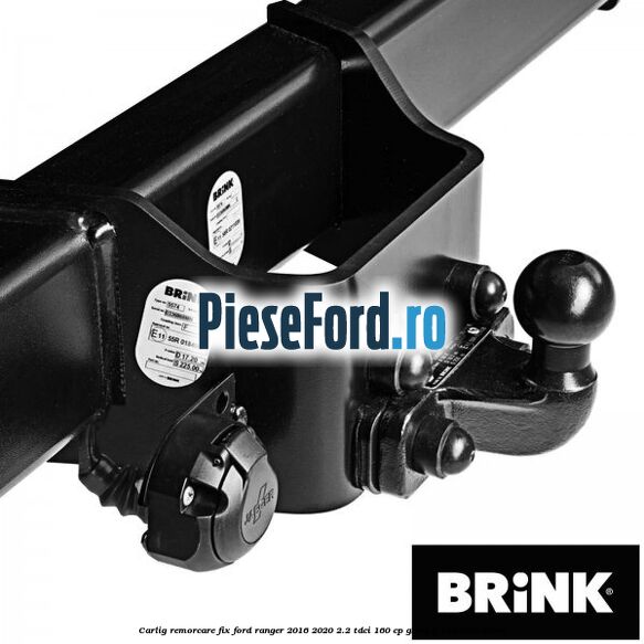 Carlig remorcare fix Ford Ranger 2016-2020 2.2 TDCi 160 cp GBVAJQJ, T22DD0P diesel