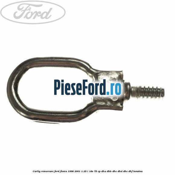 Carlig remorcare Ford Fiesta 1996-2001 1.25 i 16V 75 cp DHA, DHB, DHC, DHD, DHE, DHF benzina