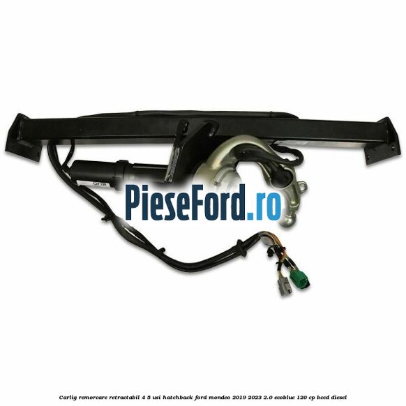 Carlig remorcare retractabil 4/5 usi hatchback Ford Mondeo 2019-2023 2.0 EcoBlue 120 cp BCCD diesel