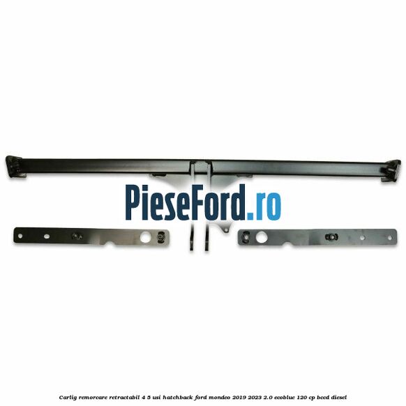 Carlig remorcare retractabil 4/5 usi hatchback Ford Mondeo 2019-2023 2.0 EcoBlue 120 cp BCCD diesel