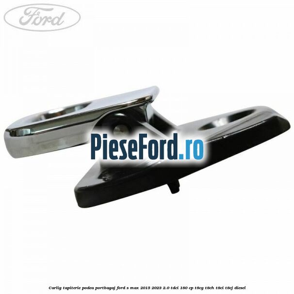 Carlig tapiterie podea portbagaj Ford S-Max 2015-2023 2.0 TDCi 180 cp T8CG, T8CH, T8CI, T8CJ diesel