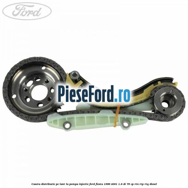 Caseta distributie pe lant la pompa injectie Ford Fiesta 1996-2001 1.8 DI 75 cp RTN, RTP, RTQ diesel
