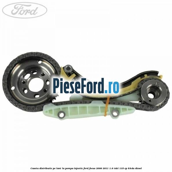 Caseta distributie pe lant la pompa injectie Ford Focus 2008-2011 1.8 TDCi 115 cp Caseta distributie pe lant la pompa injectie Ford Focus 2008-2011 1.8 TDCi 115 cp KKDA diesel