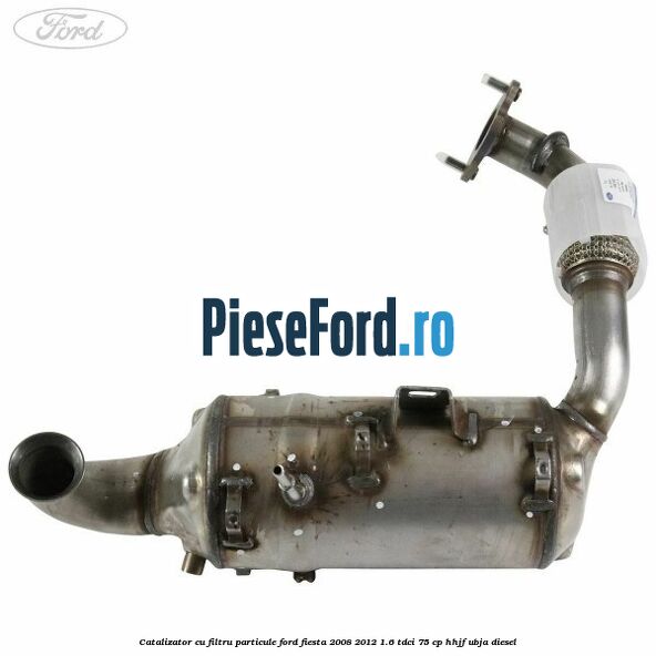 Catalizator cu filtru particule Ford Fiesta 2008-2012 1.6 TDCi 75 cp HHJF, UBJA diesel