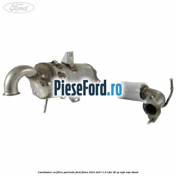 Catalizator cu filtru particule Ford Fiesta 2013-2017 1.5 TDCi 95 cp XVJB, XVJC diesel