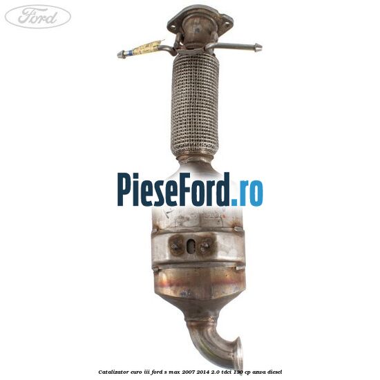 Catalizator euro III Ford S-Max 2007-2014 2.0 TDCi 130 cp AZWA diesel