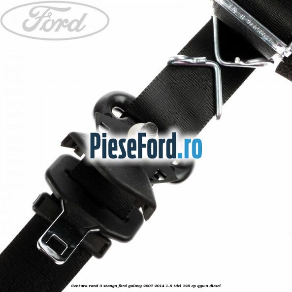 Centura rand 3 stanga Ford Galaxy 2007-2014 1.8 TDCi 125 cp QYWA diesel