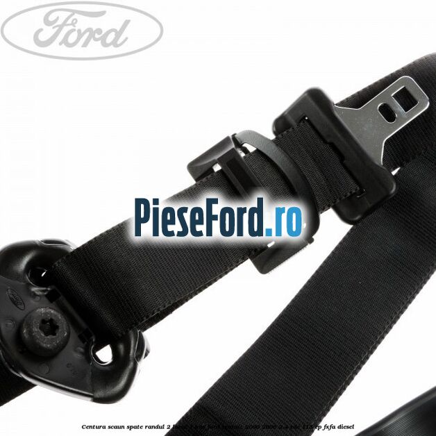 Centura scaun spate randul 2 locul 1 BUS Ford Transit 2000-2006 2.4 TDE 115 cp FXFA diesel
