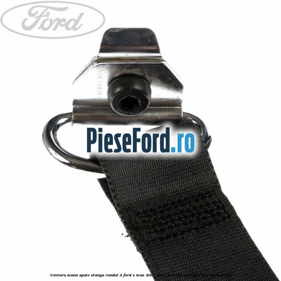 Centura scaun spate stanga randul 3 Ford S-Max 2007-2014 2.0 TDCi 115 cp KLWA, TYWA diesel
