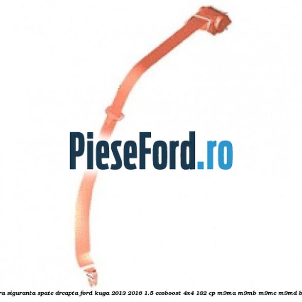 Centura siguranta spate dreapta Ford Kuga 2013-2016 1.5 EcoBoost 4x4 182 cp M9MA, M9MB, M9MC, M9MD benzina