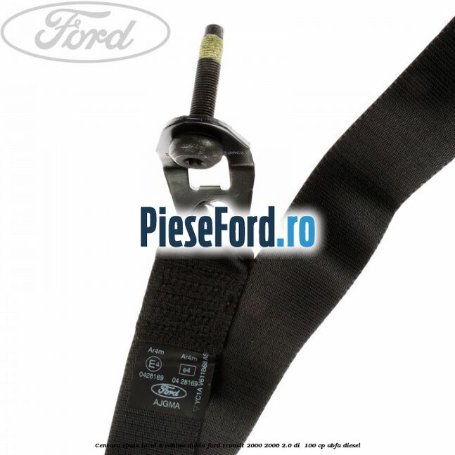 Centura spate locul 8 cabina dubla Ford Transit 2000-2006 2.0 DI 100 cp Centura spate locul 8 cabina dubla Ford Transit 2000-2006 2.0 DI 100 cp ABFA diesel