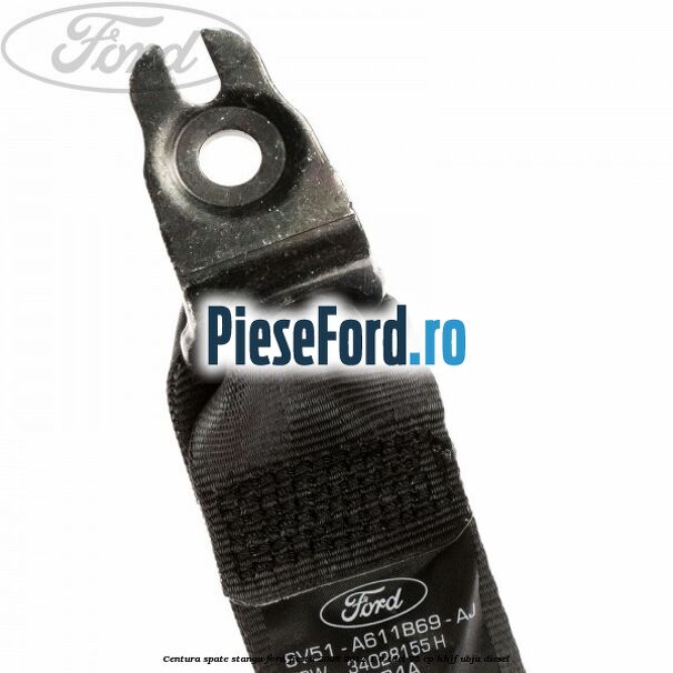 Centura spate stanga Ford Fiesta 2008-2012 1.6 TDCi 75 cp HHJF, UBJA diesel