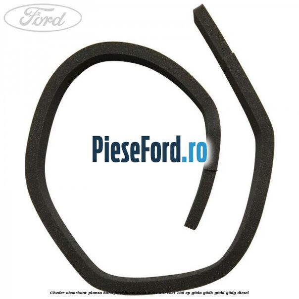 Cheder absorbant plansa bord Ford Focus 2004-2007 2.0 TDCi 136 cp G6DA, G6DB, G6DD, G6DG diesel