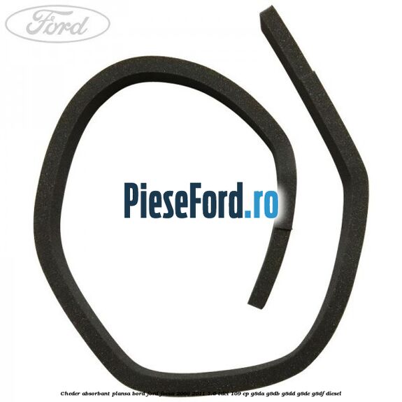 Cheder absorbant plansa bord Ford Focus 2008-2011 1.6 TDCi 109 cp G8DA, G8DB, G8DD, G8DE, G8DF diesel