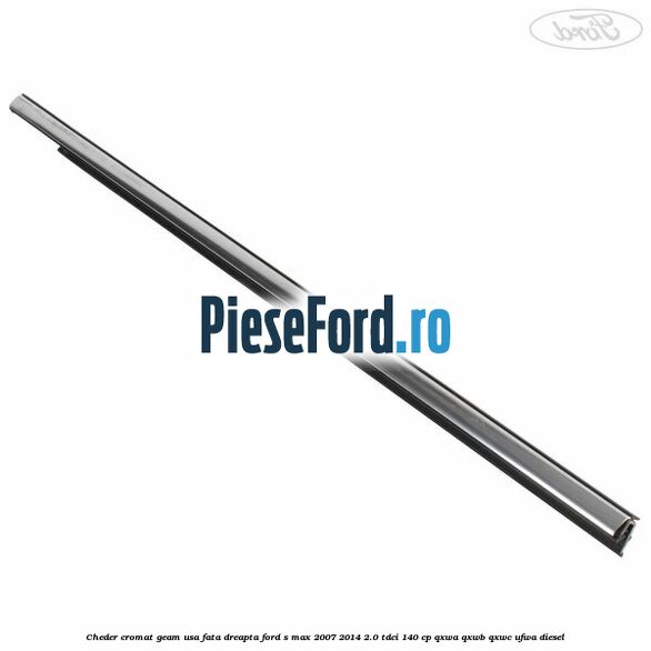 Cheder cromat geam usa fata dreapta Ford S-Max 2007-2014 2.0 TDCi 140 cp