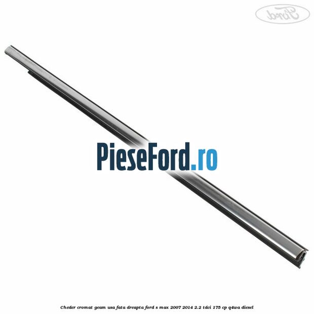 Cheder cromat geam usa fata dreapta Ford S-Max 2007-2014 2.2 TDCi 175 cp Q4WA diesel