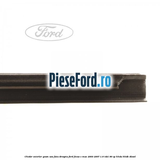 Cheder exterior geam usa fata dreapta Ford Focus C-Max 2003-2007 1.6 TDCi 90 cp HHDA, HHDB diesel