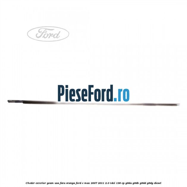 Cheder exterior geam usa fata stanga Ford C-Max 2007-2011 2.0 TDCi 136 cp G6DA, G6DB, G6DD, G6DG diesel