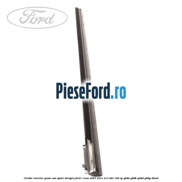 Cheder exterior geam usa spate dreapta Ford C-Max 2007-2011 2.0 TDCi 136 cp G6DA, G6DB, G6DD, G6DG diesel