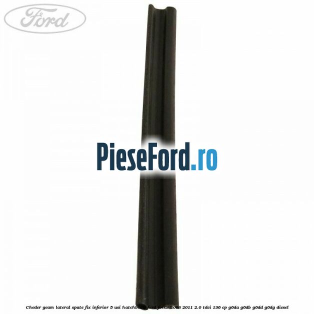 Cheder geam lateral spate fix inferior 5 usi hatchback Ford Focus 2008-2011 2.0 TDCi 136 cp G6DA, G6DB, G6DD, G6DG diesel