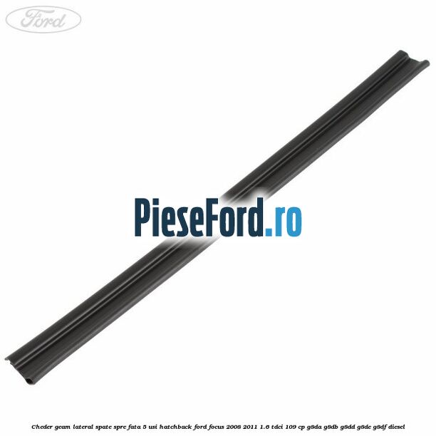 Cheder geam lateral spate spre fata 5 usi hatchback Ford Focus 2008-2011 1.6 TDCi 109 cp G8DA, G8DB, G8DD, G8DE, G8DF diesel