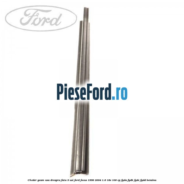 Cheder geam usa dreapta fata 3 usi Ford Focus 1998-2004 1.6 16V 100 cp FYDA, FYDB, FYDC, FYDD benzina
