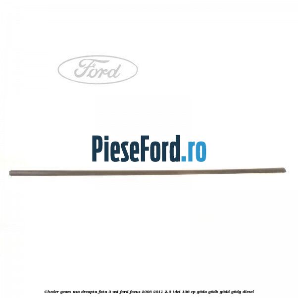 Cheder geam usa dreapta fata 3 usi Ford Focus 2008-2011 2.0 TDCi 136 cp G6DA, G6DB, G6DD, G6DG diesel