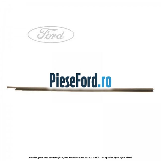 Cheder geam usa dreapta fata Ford Mondeo 2008-2014 2.0 TDCi 115 cp KLBA, LPBA, TYBA diesel