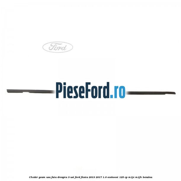 Cheder geam usa fata dreapta 3 usi Ford Fiesta 2013-2017 1.0 EcoBoost 125 cp M1JE, M1JH benzina