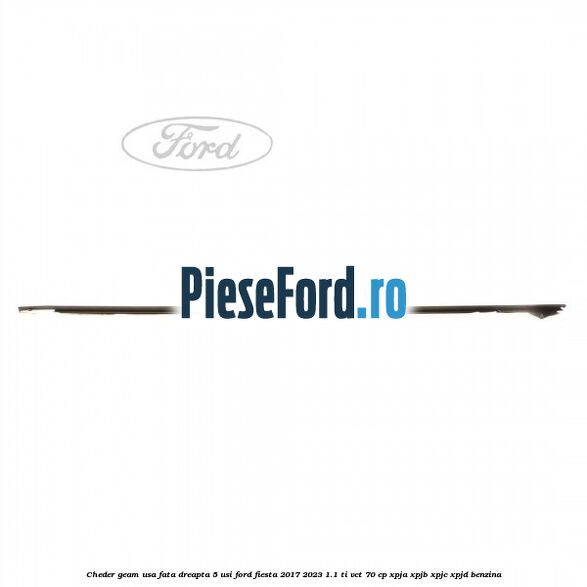 Cheder geam usa fata dreapta 5 usi Ford Fiesta 2017-2023 1.1 Ti-VCT 70 cp XPJA, XPJB, XPJC, XPJD benzina