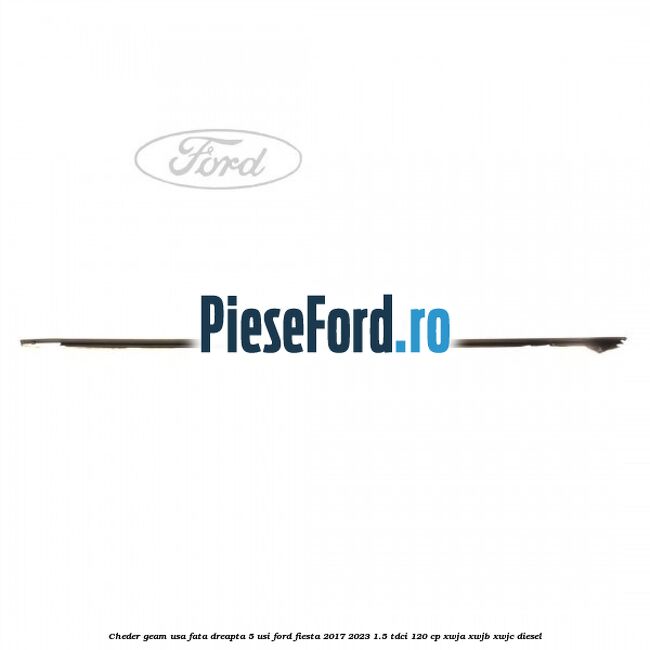 Cheder geam usa fata dreapta 5 usi Ford Fiesta 2017-2023 1.5 TDCi 120 cp XWJA, XWJB, XWJC diesel