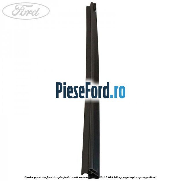 Cheder geam usa fata dreapta Ford Transit Connect 2013-2018 1.5 TDCi 100 cp XVGA, XVGB, XVGC, XXGA diesel