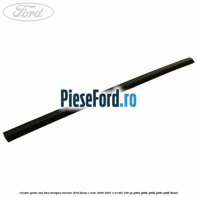 Cheder geam usa fata dreapta interior Ford Focus C-Max 2003-2007 1.6 TDCi 109 cp G8DA, G8DB, G8DD, G8DE, G8DF diesel
