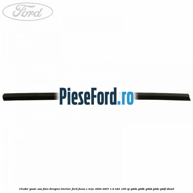 Cheder geam usa fata dreapta interior Ford Focus C-Max 2003-2007 1.6 TDCi 109 cp G8DA, G8DB, G8DD, G8DE, G8DF diesel