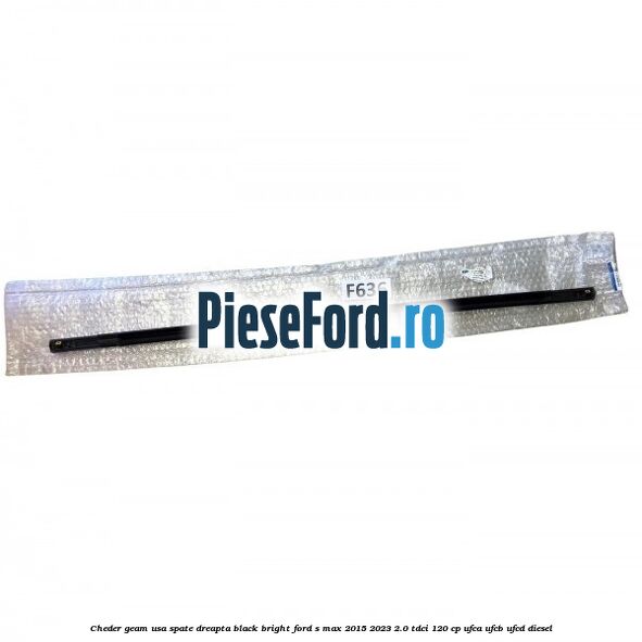 Cheder geam usa spate dreapta black bright Ford S-Max 2015-2023 2.0 TDCi 120 cp UFCA, UFCB, UFCD diesel