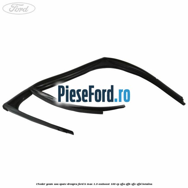 Cheder geam usa spate dreapta Ford B-Max 1.0 EcoBoost 100 cp SFJA, SFJB, SFJC, SFJD benzina