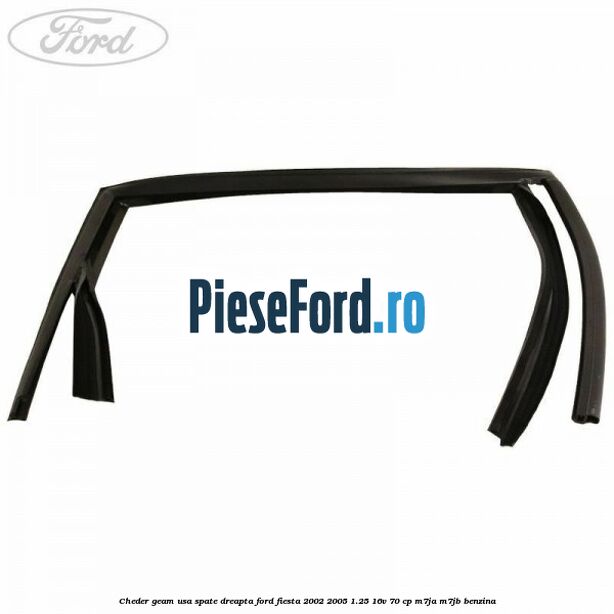 Cheder geam usa spate dreapta Ford Fiesta 2002-2005 1.25 16V 70 cp M7JA, M7JB benzina