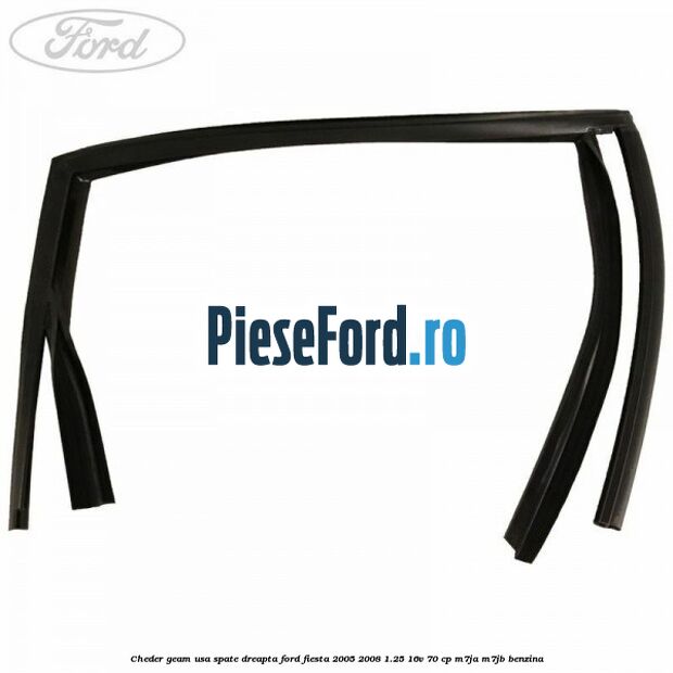 Cheder geam usa spate dreapta Ford Fiesta 2005-2008 1.25 16V 70 cp Cheder geam usa spate dreapta Ford Fiesta 2005-2008 1.25 16V 70 cp M7JA, M7JB benzina