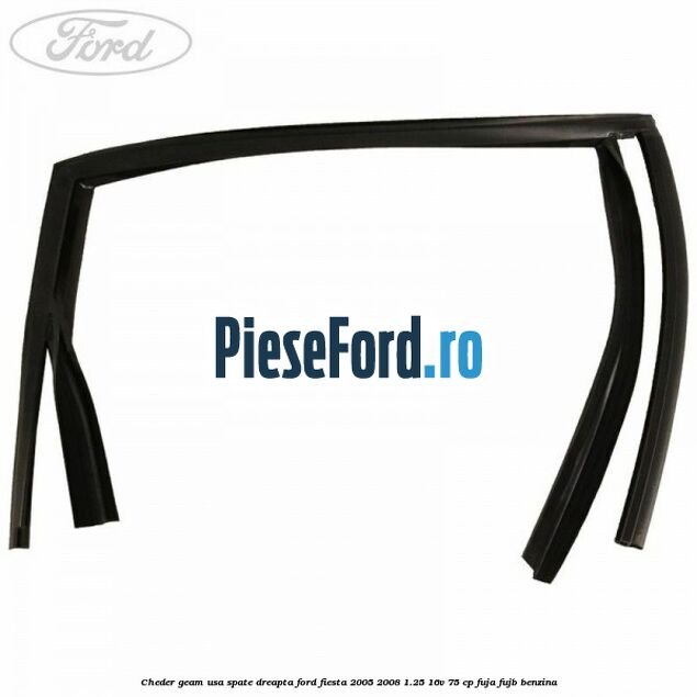 Cheder geam usa spate dreapta Ford Fiesta 2005-2008 1.25 16V 75 cp FUJA, FUJB benzina