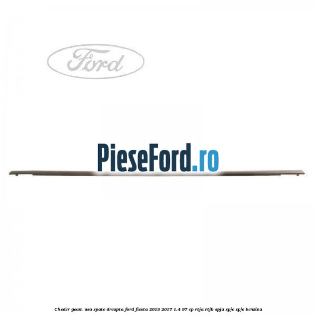 Cheder geam usa spate dreapta Ford Fiesta 2013-2017 1.4 97 cp RTJA, RTJB, SPJA, SPJC, SPJE benzina