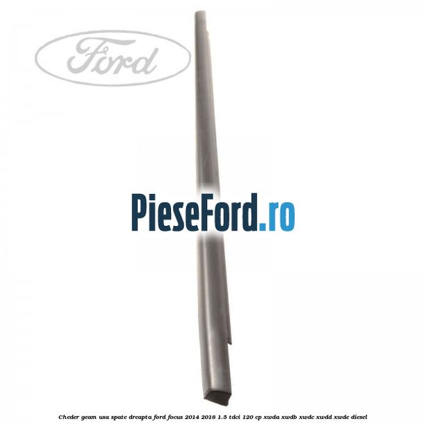 Cheder geam usa spate dreapta Ford Focus 2014-2018 1.5 TDCi 120 cp XWDA, XWDB, XWDC, XWDD, XWDE diesel
