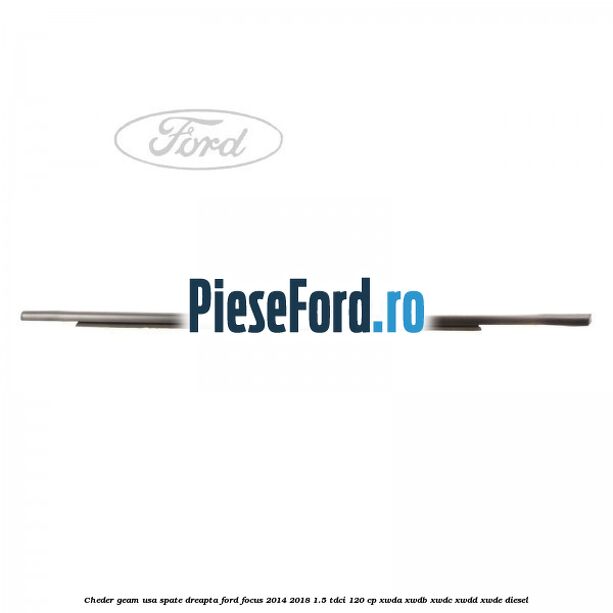 Cheder geam usa spate dreapta Ford Focus 2014-2018 1.5 TDCi 120 cp XWDA, XWDB, XWDC, XWDD, XWDE diesel