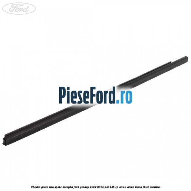 Cheder geam usa spate dreapta Ford Galaxy 2007-2014 2.0 145 cp Cheder geam usa spate dreapta Ford Galaxy 2007-2014 2.0 145 cp AOWA, AOWB, TBWA, TBWB benzina