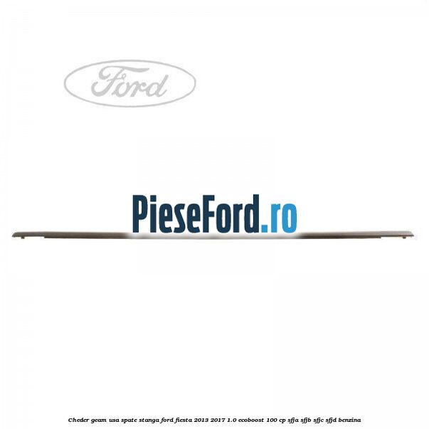 Cheder geam usa spate stanga Ford Fiesta 2013-2017 1.0 EcoBoost 100 cp SFJA, SFJB, SFJC, SFJD benzina